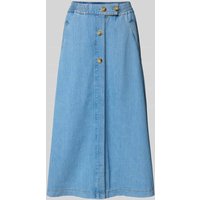 MOS MOSH Jeansrock mit Leistentaschen Modell 'Marti' in Blau, Größe 26 von MOS MOSH