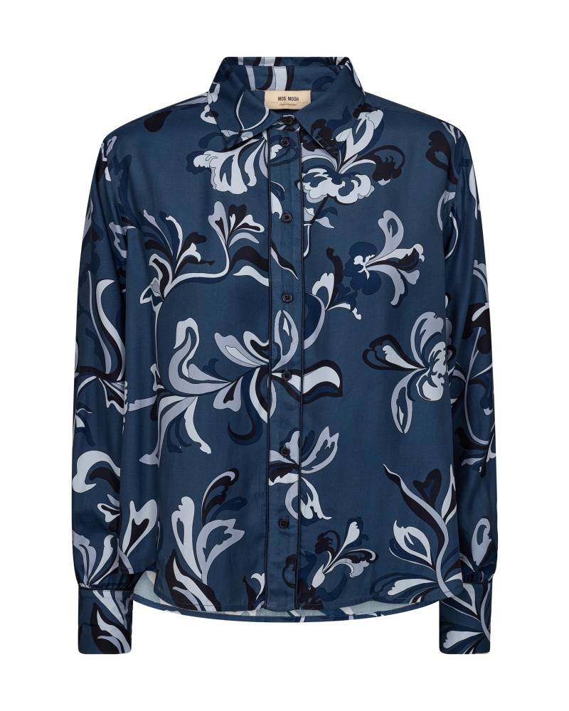 MOS MOSH - MMAbina Serve Shirt ensign blue - Gr. - XS von MOS MOSH