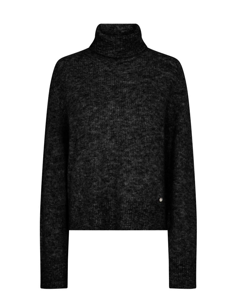 MOS MOSH - MMAidy Thora Rollneck Knit black - Gr. - S von MOS MOSH