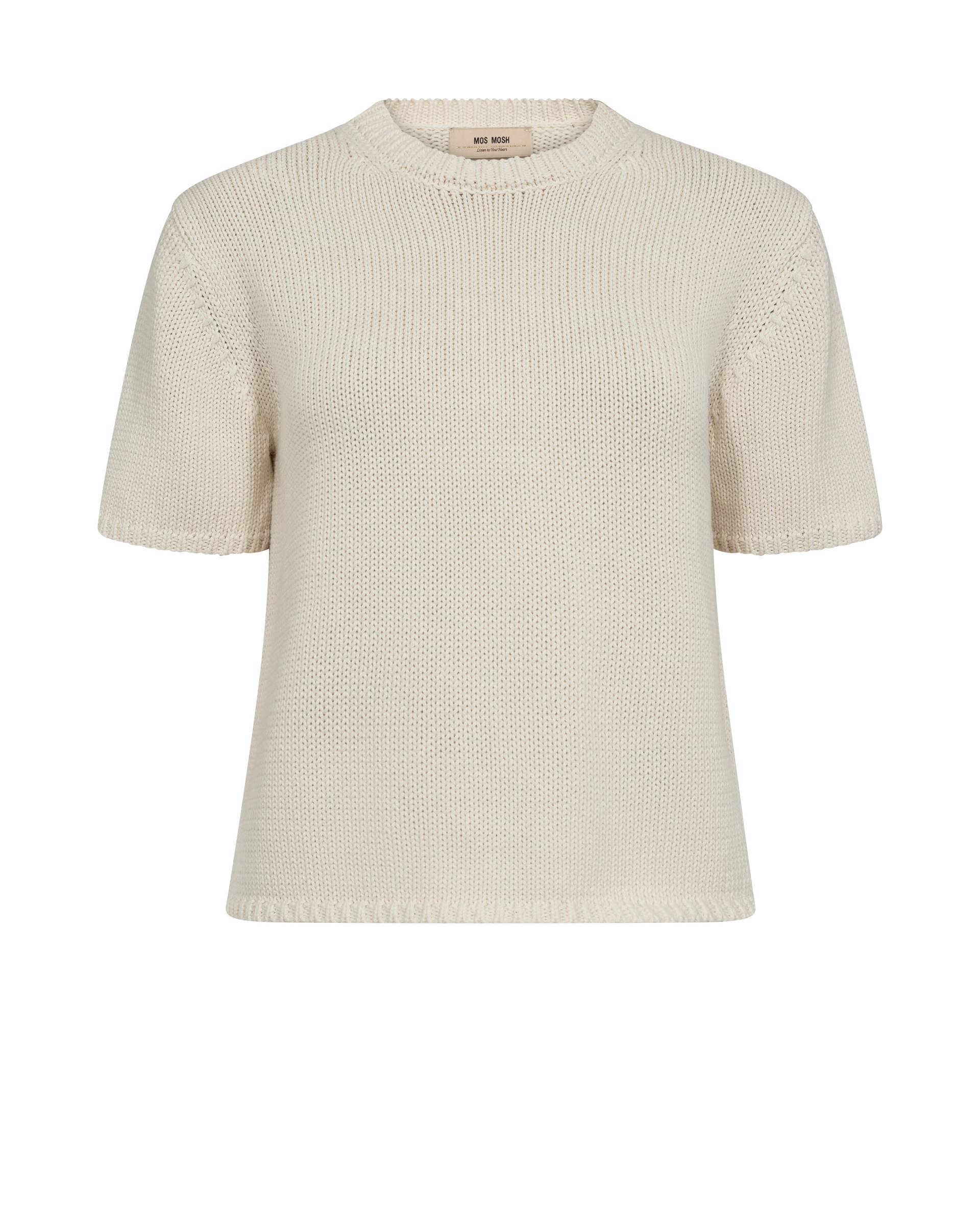 MOS MOSH - MMArin SS Cotton Knit ecru - Gr. - XL von MOS MOSH