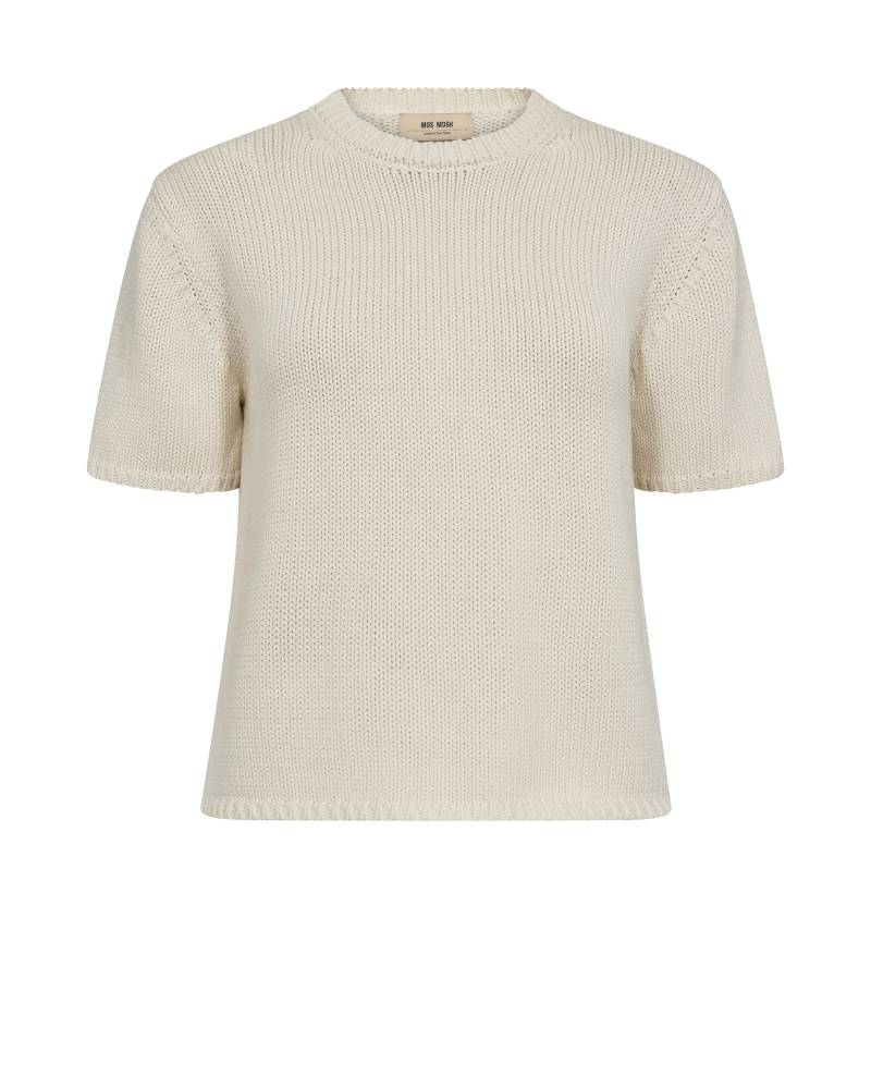 MOS MOSH - MMArin SS Cotton Knit ecru - Gr. - XL von MOS MOSH