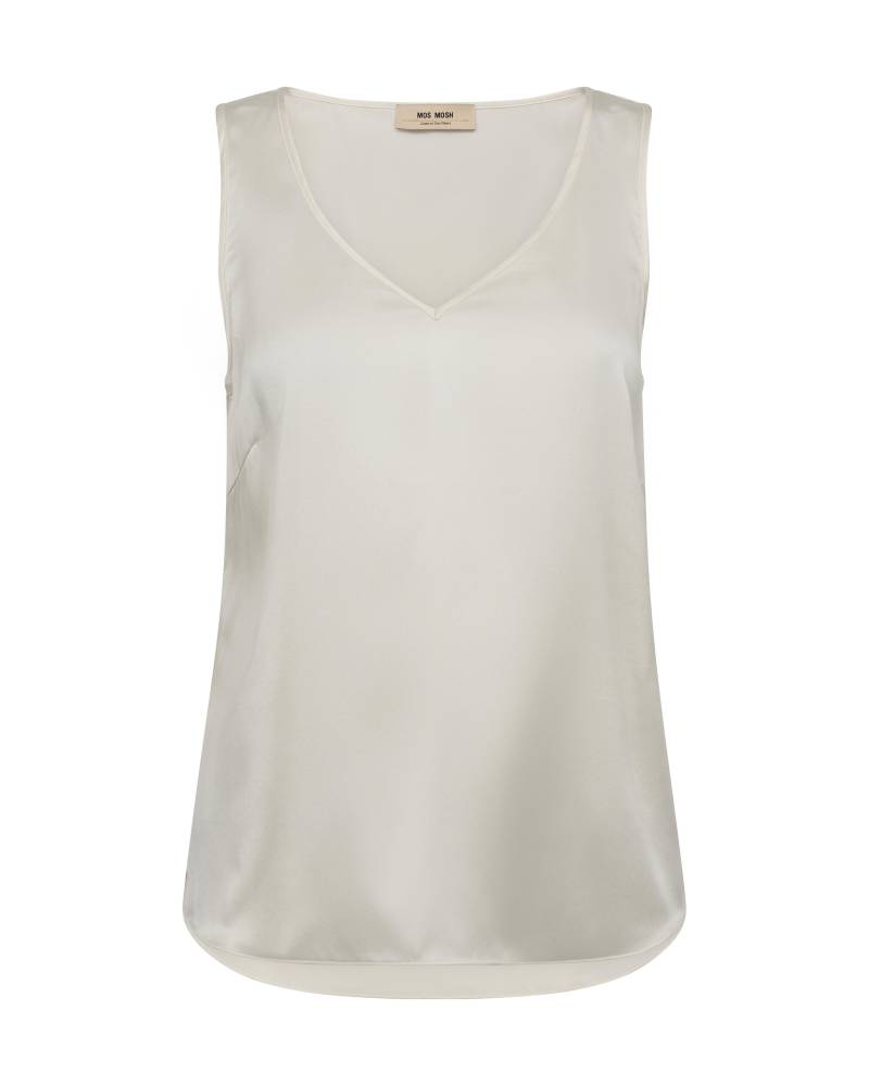 MOS MOSH - MMAstrid V-Neck Silk Tank Top ecru - Gr. - XS von MOS MOSH