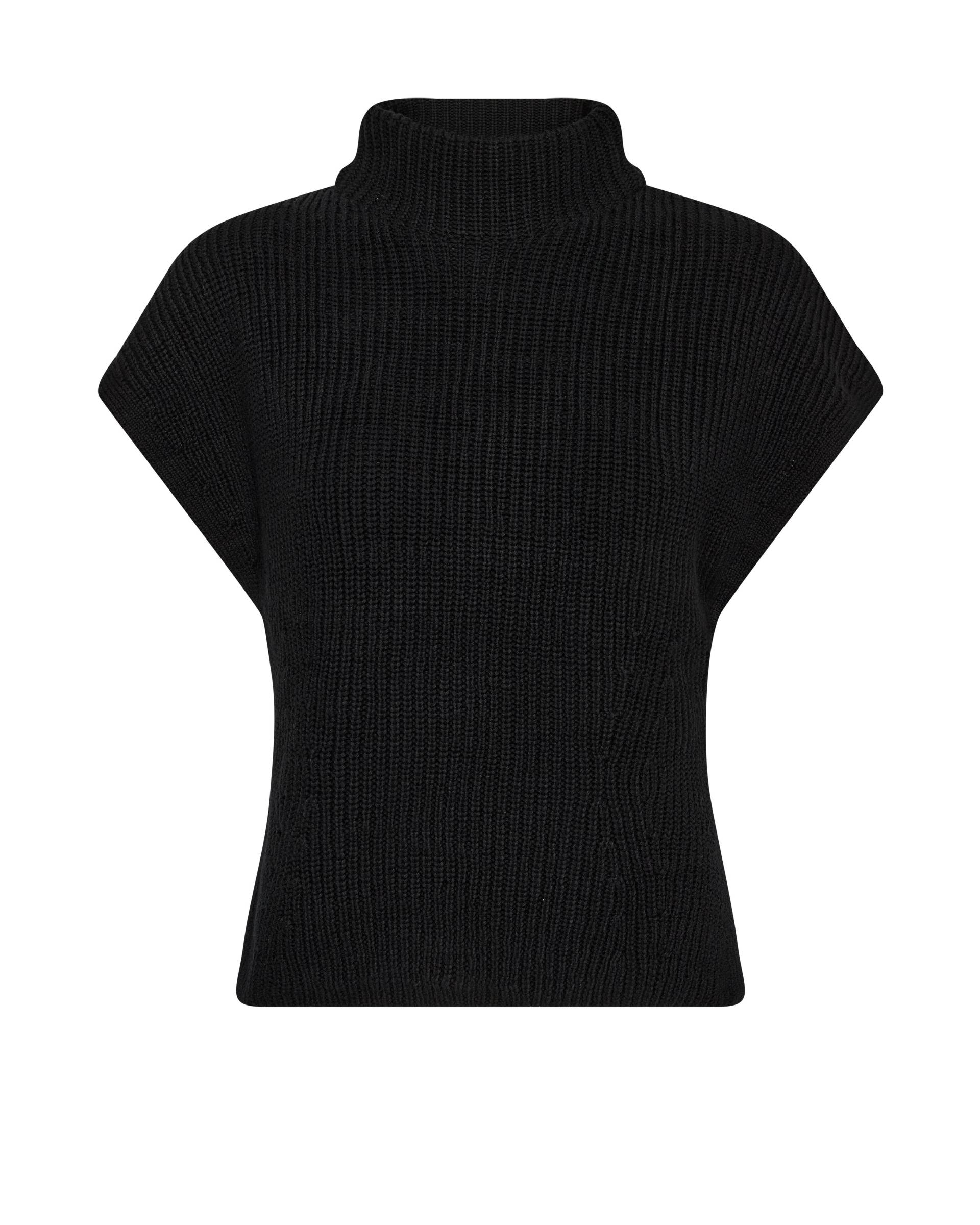 MOS MOSH - MMBiola Bine Knit Vest black - Gr. - M von MOS MOSH