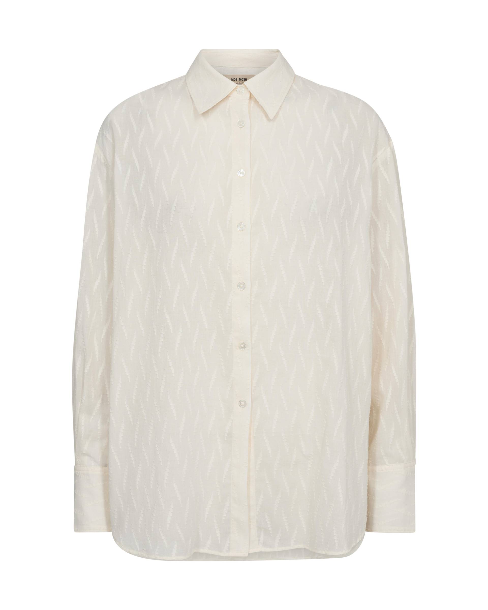 MOS MOSH - MMBritze Cotton Shirt ecru - Gr. - M von MOS MOSH