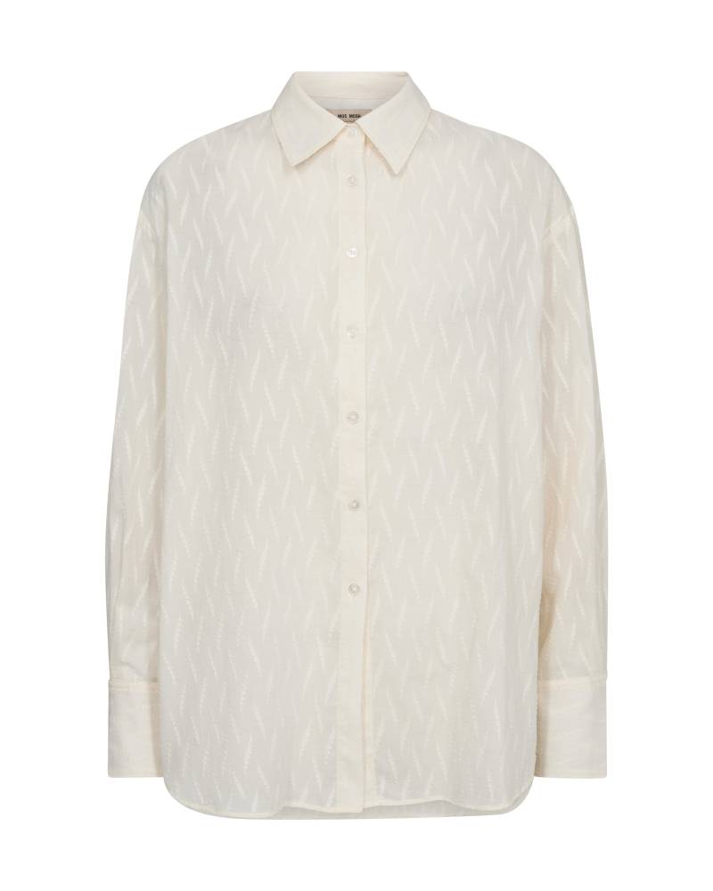 MOS MOSH - MMBritze Cotton Shirt ecru - Gr. - M von MOS MOSH