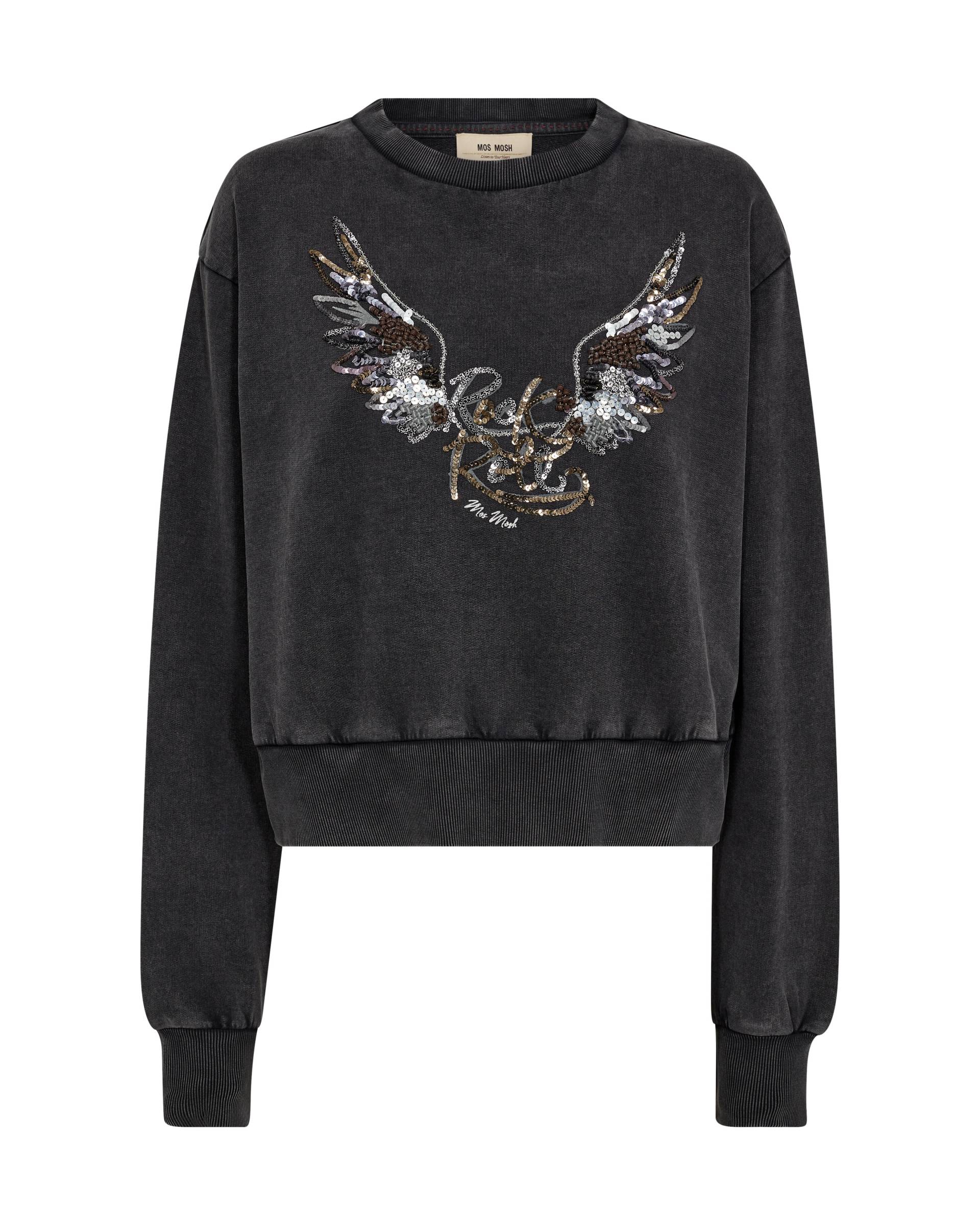 MOS MOSH - MMCosette O-LS Deco Sweatshirt - Gr. - M von MOS MOSH
