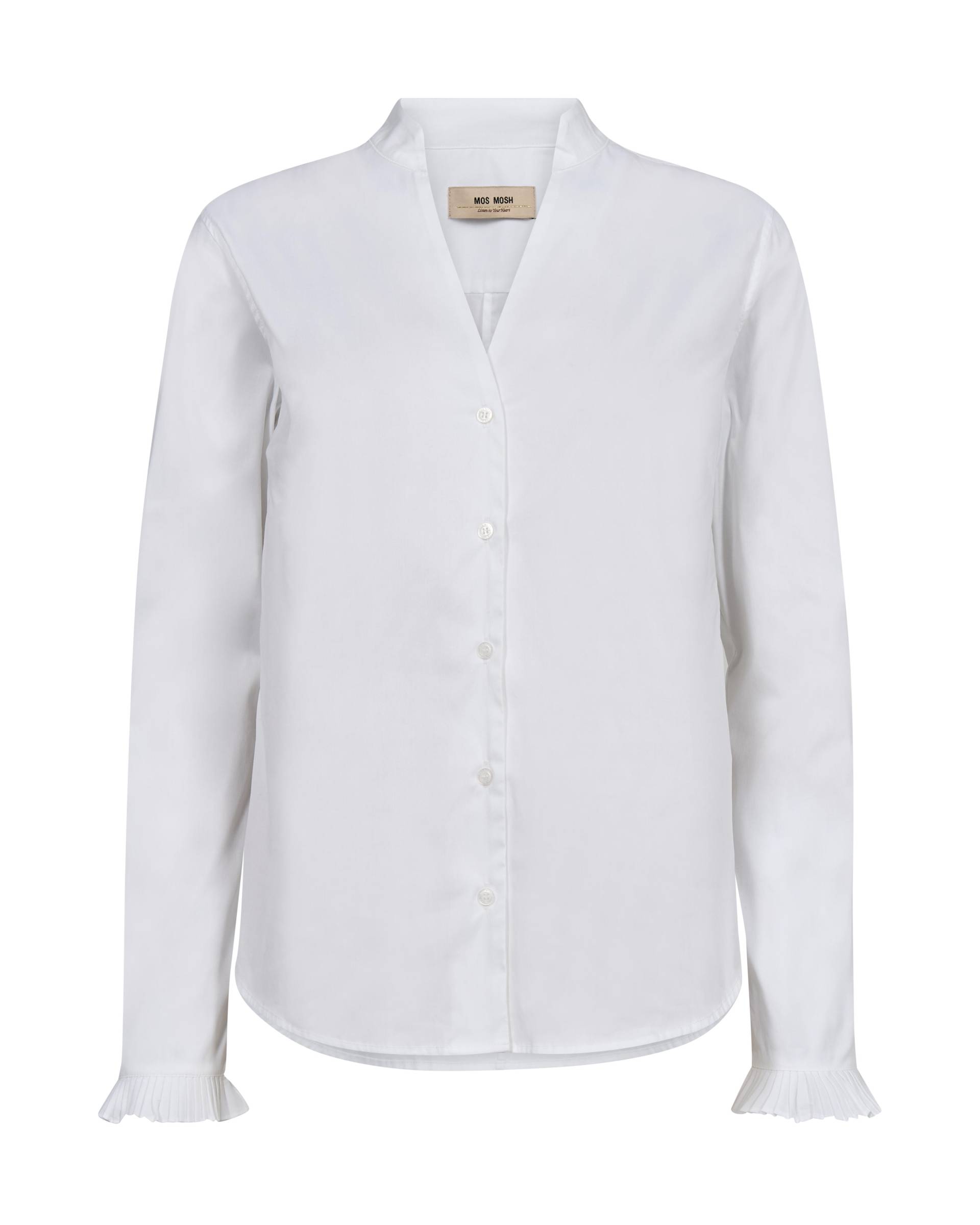 MOS MOSH - MMHassie Pleat Shirt white - Gr. - L von MOS MOSH