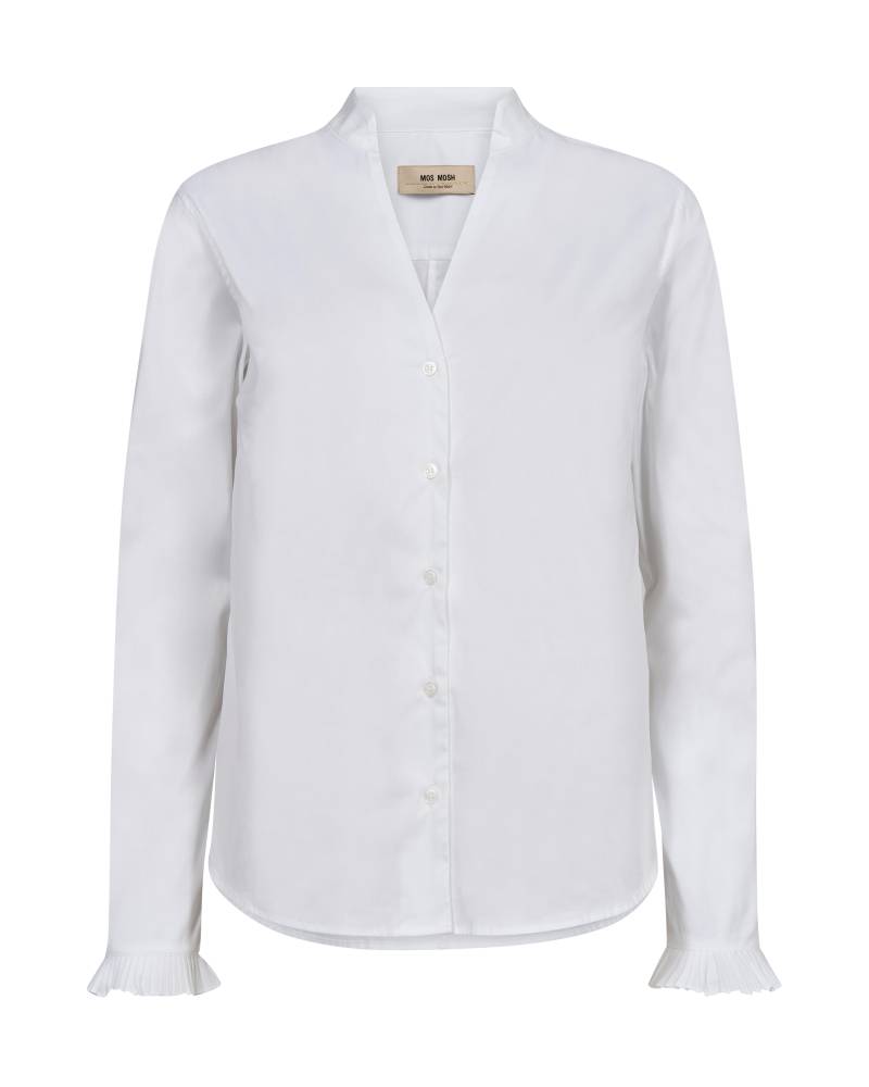 MOS MOSH - MMHassie Pleat Shirt white - Gr. - L von MOS MOSH