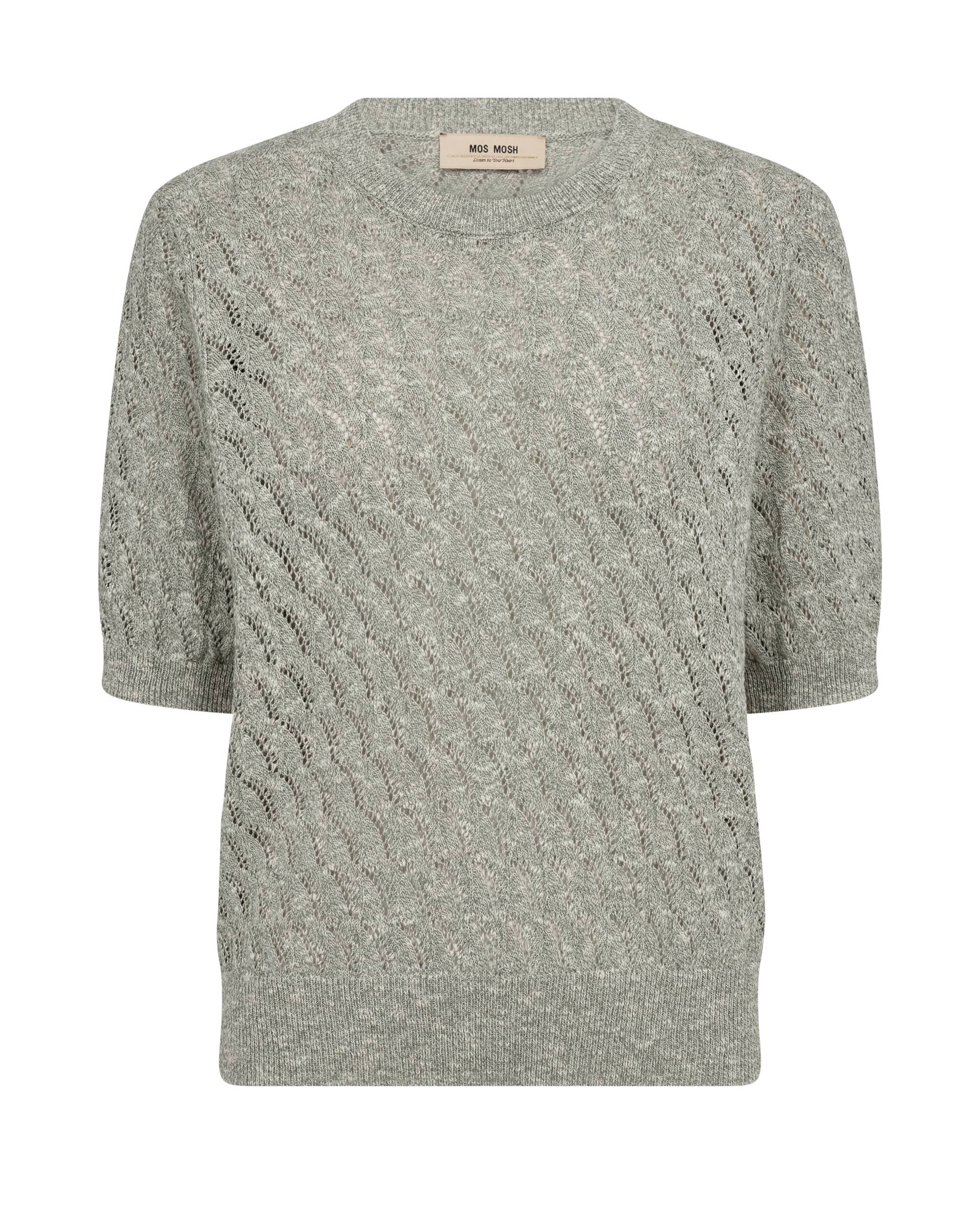 MOS MOSH - MMKarin Marisol SS Linen Knit shadow - Gr. - S von MOS MOSH