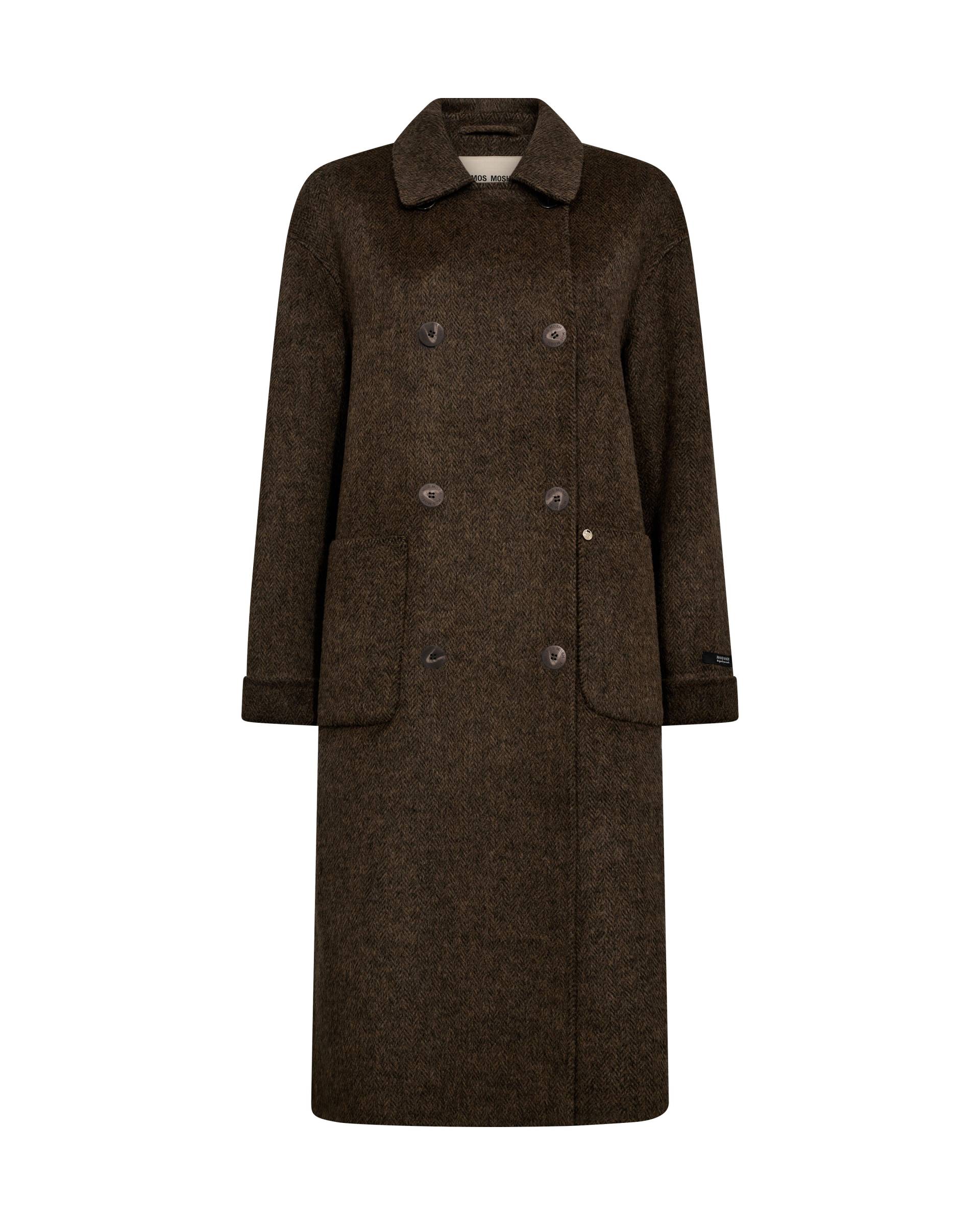 MOS MOSH - MMLucca Barkley Wool Coat slate black - Gr. - M von MOS MOSH