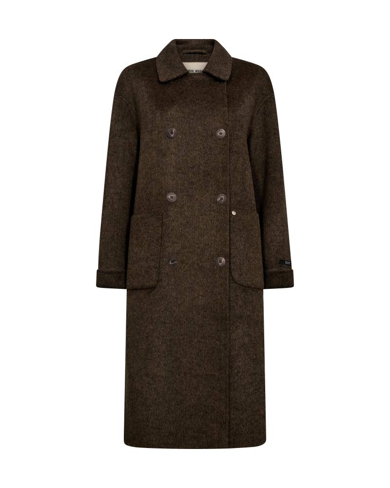MOS MOSH - MMLucca Barkley Wool Coat slate black - Gr. - M von MOS MOSH