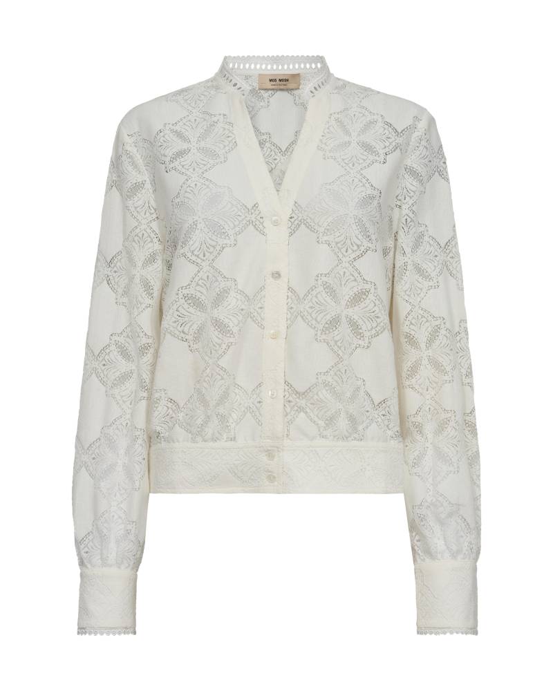 MOS MOSH - MMMonia Yen Lace Shirt ecru - Gr. - L von MOS MOSH