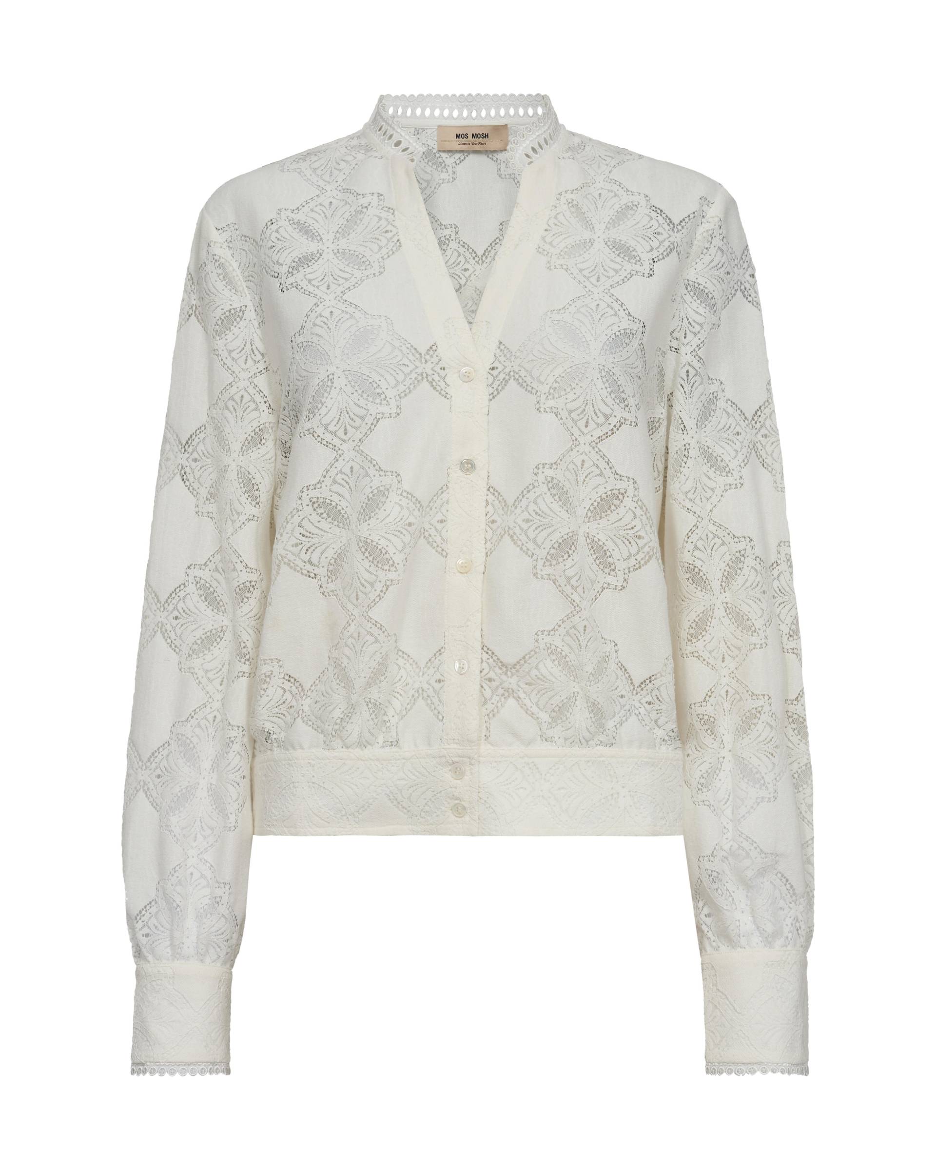 MOS MOSH - MMMonia Yen Lace Shirt ecru - Gr. - M von MOS MOSH