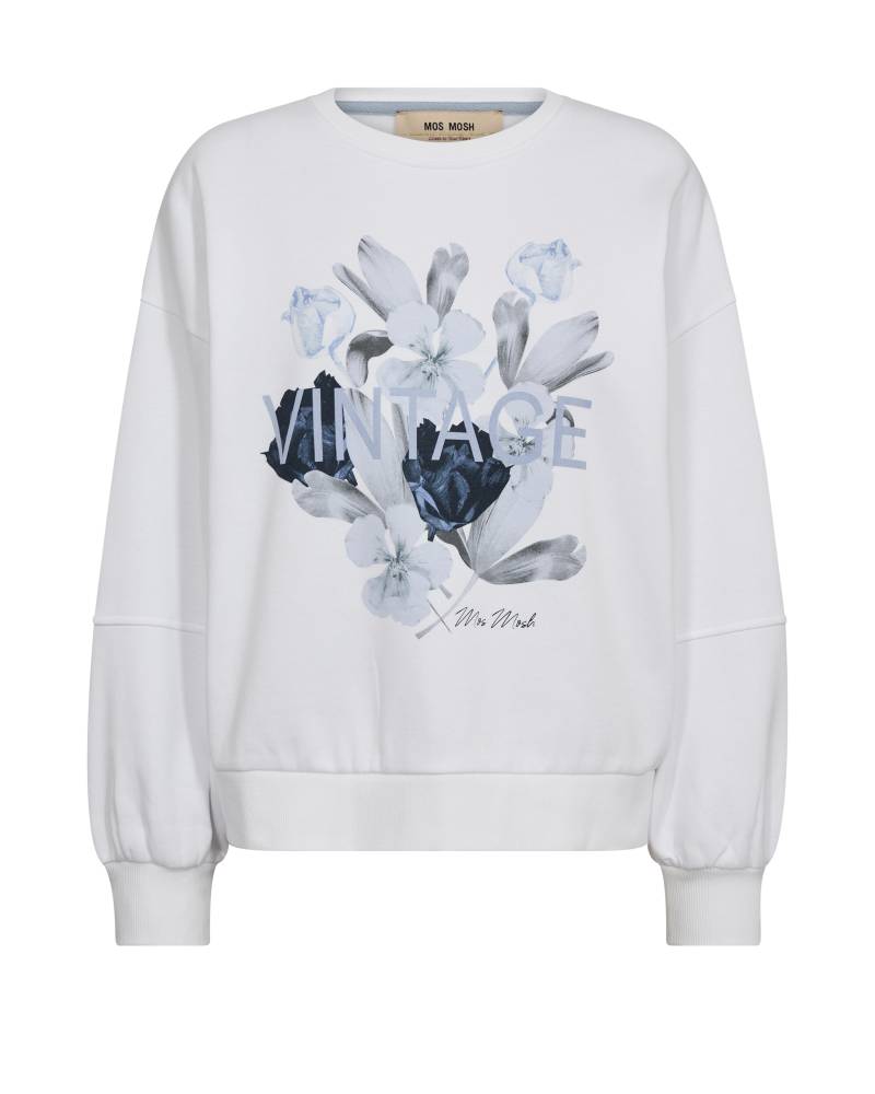 MOS MOSH - MMNati O-LS Sweatshirt white - Gr. - XS von MOS MOSH