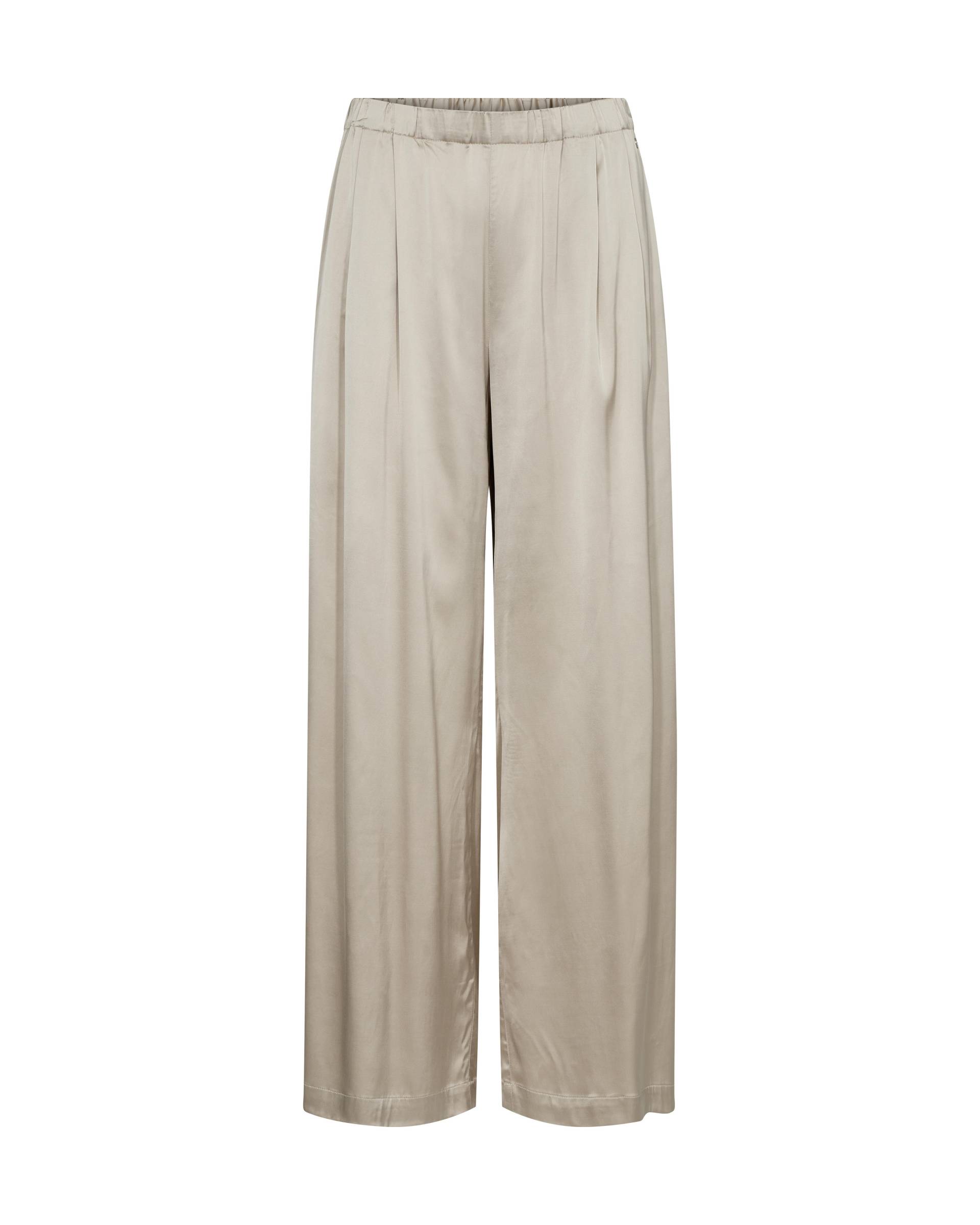 MOS MOSH - MMRita Satin Pant feather gray - Gr. - M/Long von MOS MOSH