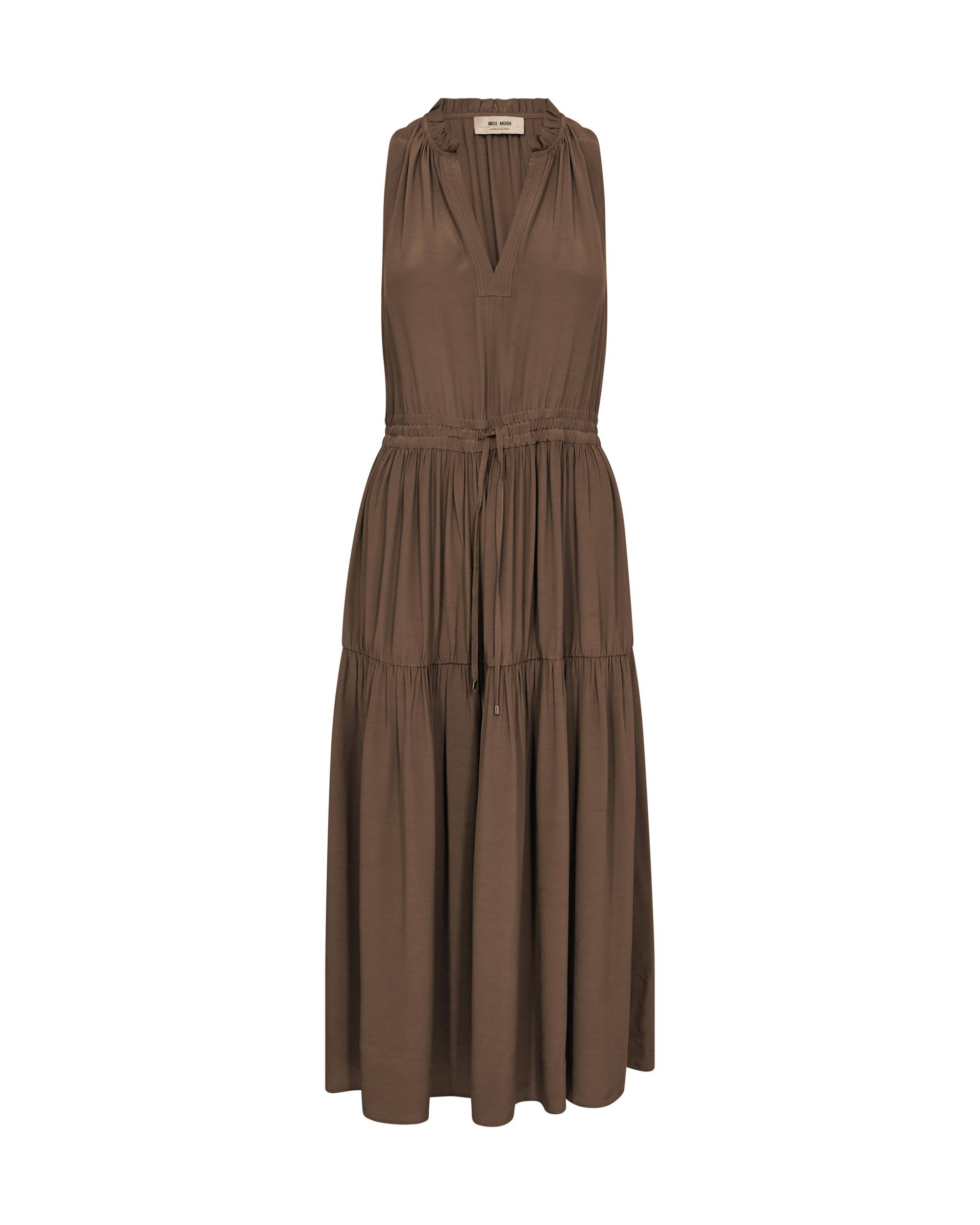 MOS MOSH - MMSabri SL Solida Dress chocolate chip - Gr. - M von MOS MOSH