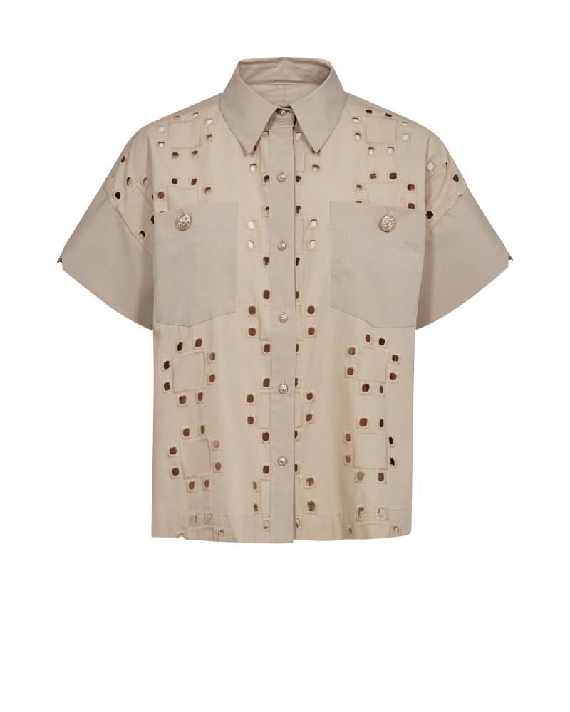 MOS MOSH - MMTazhi Cotny Shirt feather gray - Gr. - L von MOS MOSH