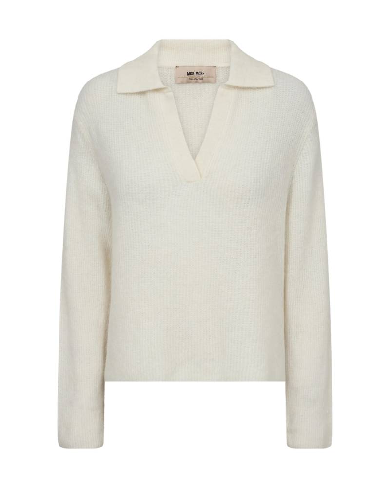 MOS MOSH - MMThora Aidy Polo Knit ecru - Gr. - S von MOS MOSH