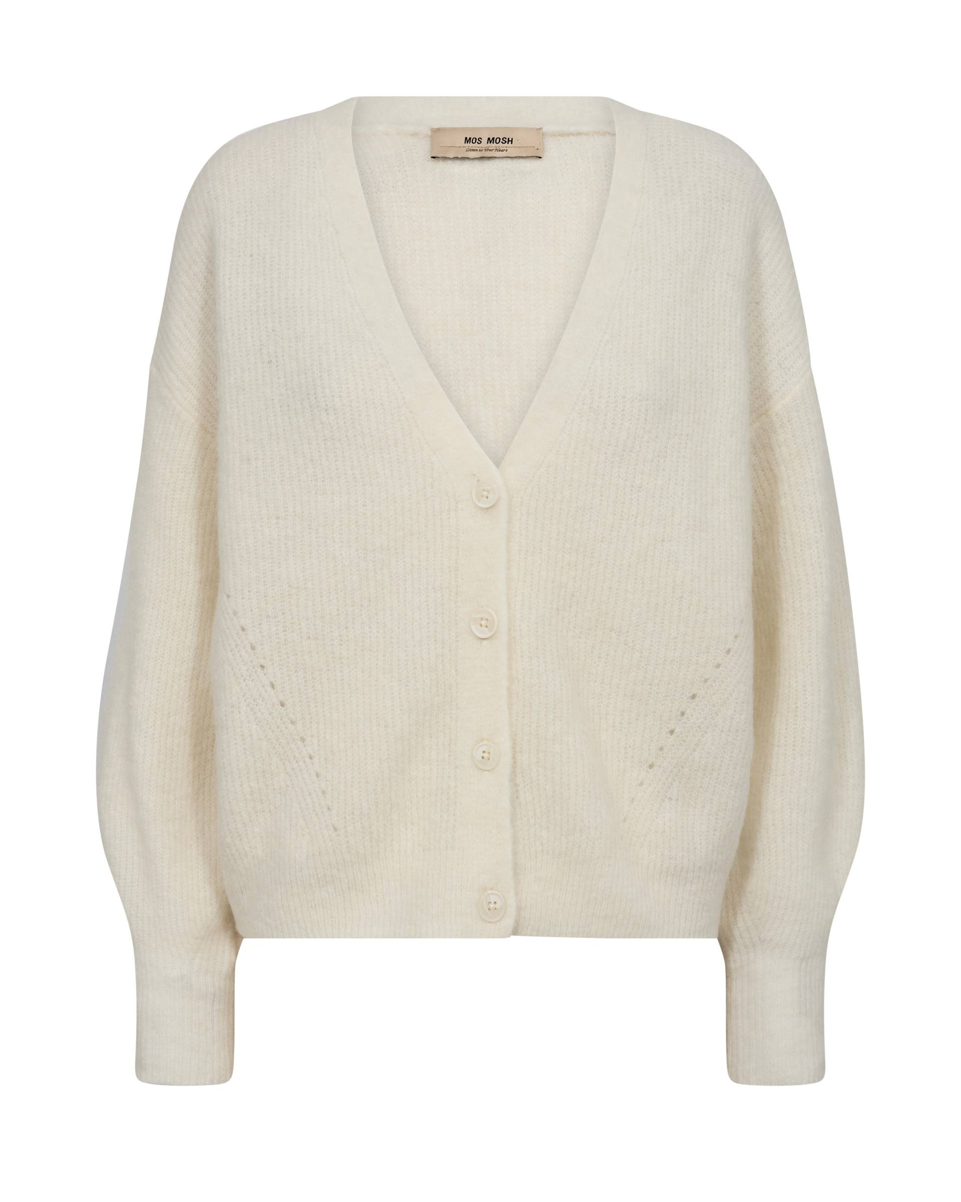 MOS MOSH - MMThora V-Neck Knit Cardigan ecru - Gr. - M von MOS MOSH