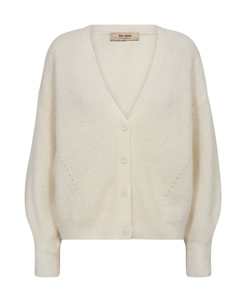MOS MOSH - MMThora V-Neck Knit Cardigan ecru - Gr. - S von MOS MOSH