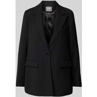 MOS MOSH Oversized Blazer mit Knopfverschluss in BLACK, Größe 34 von MOS MOSH