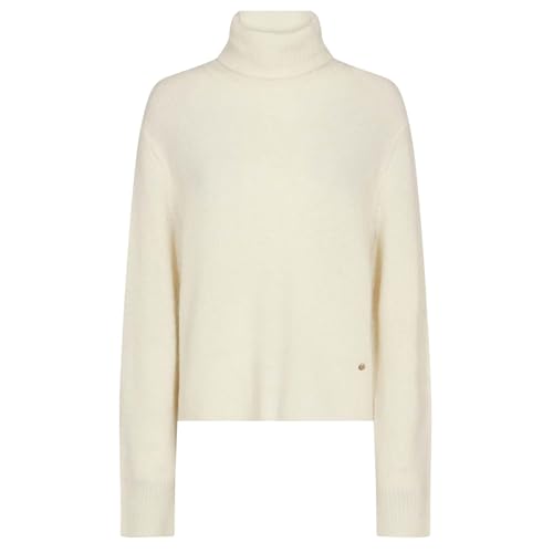 Mos Mosh Rollkragen-Pullover AIDY mit Alpakawolle M Beige von Mos Mosh