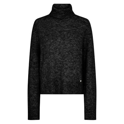 Mos Mosh Rollkragen-Pullover AIDY mit Alpakawolle M Schwarz von Mos Mosh