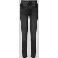 MOS MOSH Skinny Fit Jeans im 5-Pocket-Design Modell 'Bradford' in Anthrazit, Größe 26 von MOS MOSH