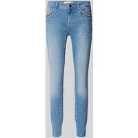 MOS MOSH Skinny Fit Jeans im 5-Pocket-Design Modell 'SUMMER GROUP' in Hellblau, Größe 26 von MOS MOSH