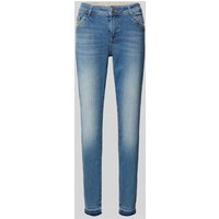 MOS MOSH Skinny Fit Jeans im 5-Pocket-Design Modell 'SUMNER GRENDEL' in Hellblau, Größe 26 von MOS MOSH