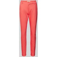MOS MOSH Slim Fit Stoffhose mit Gürtelschlaufen Modell 'Abbey Night' in Koralle, Größe 38 von MOS MOSH