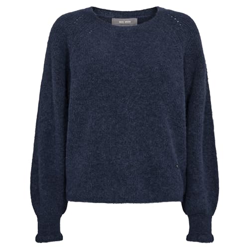 Mos Mosh Strickpullover TALLI mit Alpakawolle L Blau von Mos Mosh