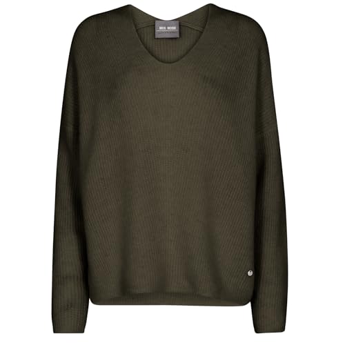 Mos Mosh Pullover Thora mit Alpaka M Grün von Mos Mosh