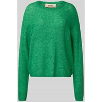 MOS MOSH Strickpullover mit Rundhalsausschnitt Modell 'Mape' in Gruen, Größe XL von MOS MOSH