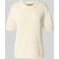 MOS MOSH Strickshirt mit Rundhalsausschnitt Modell 'Arin' in Ecru, Größe M von MOS MOSH