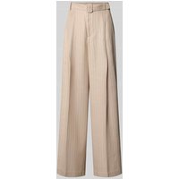 MOS MOSH Wide Leg Stoffhose mit Gürtel Modell 'ISSA INAH' in Sand, Größe 36 von MOS MOSH