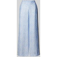 MOS MOSH Wide Leg Stoffhose mit elastischem Bund Modell 'CHARBEL SAKU' in Hellblau, Größe XS von MOS MOSH