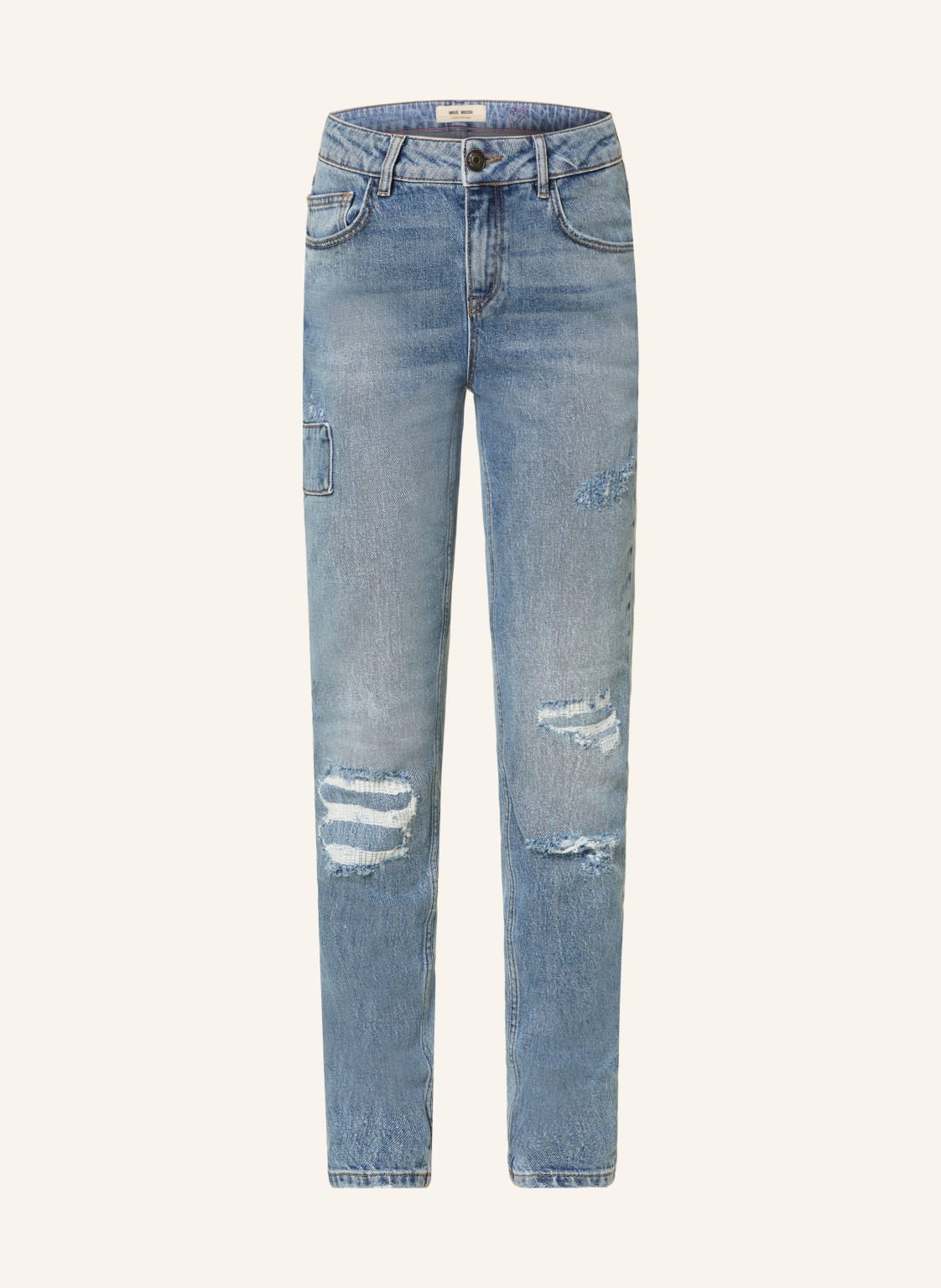 Mos Mosh Boyfriend Jeans Mmbradford Mondra blau von MOS MOSH