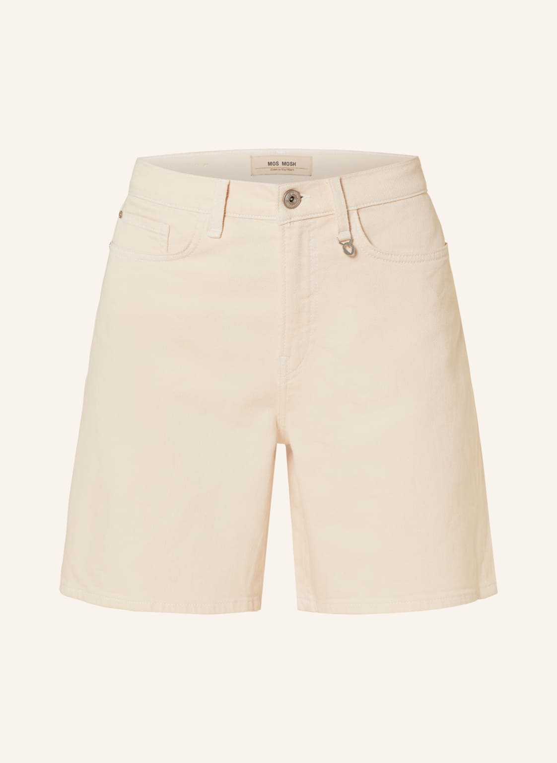 Mos Mosh Jeansshorts Mmbati Shara beige von MOS MOSH