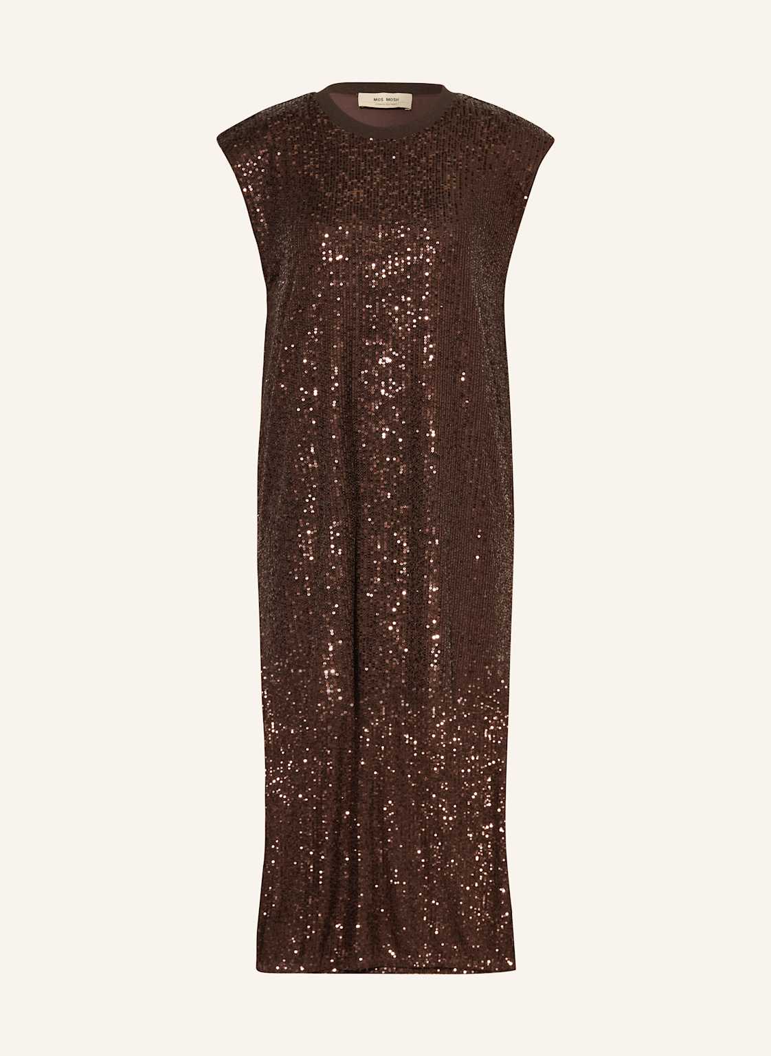 Mos Mosh Kleid Mmaran Mit Pailletten braun von MOS MOSH