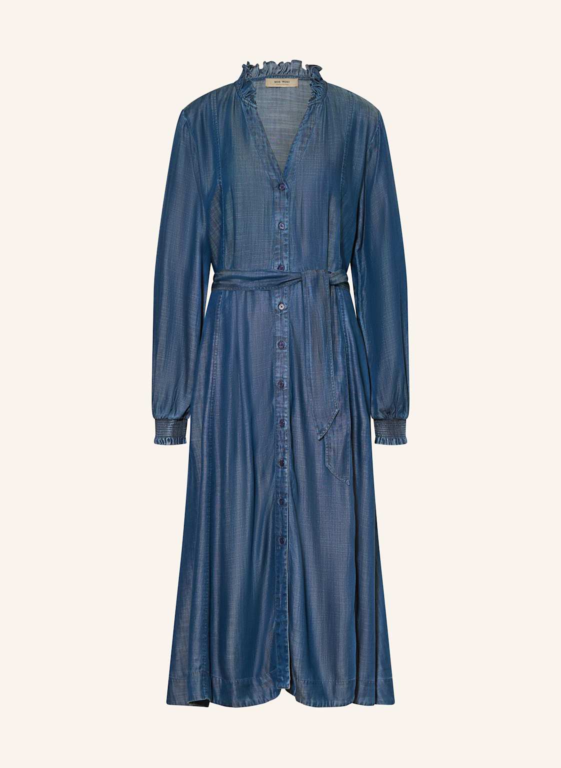 Mos Mosh Kleid Mmbey In Jeansoptik blau von MOS MOSH