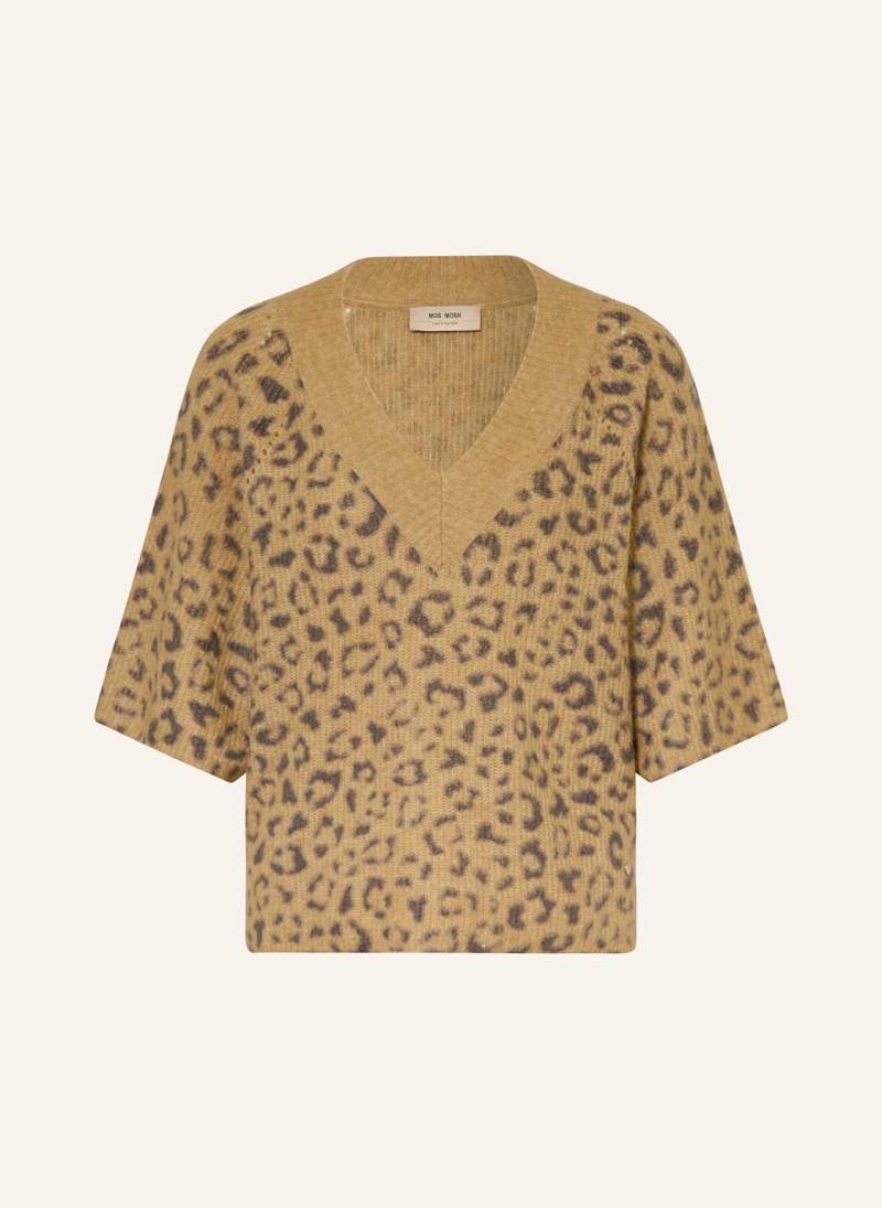 Mos Mosh Oversized-Pullover Mmtaci Mit 3/4-Arm beige von MOS MOSH