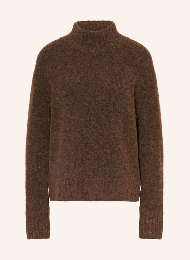Mos Mosh Pullover Mmerim Thora Mit Alpaka braun von MOS MOSH