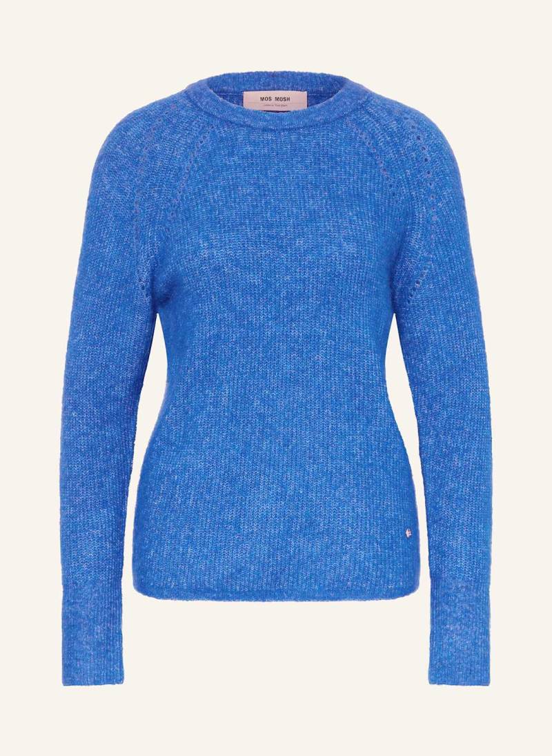 Mos Mosh Pullover Mmtammy Thora Mit Alapka Und Cashmere blau von MOS MOSH