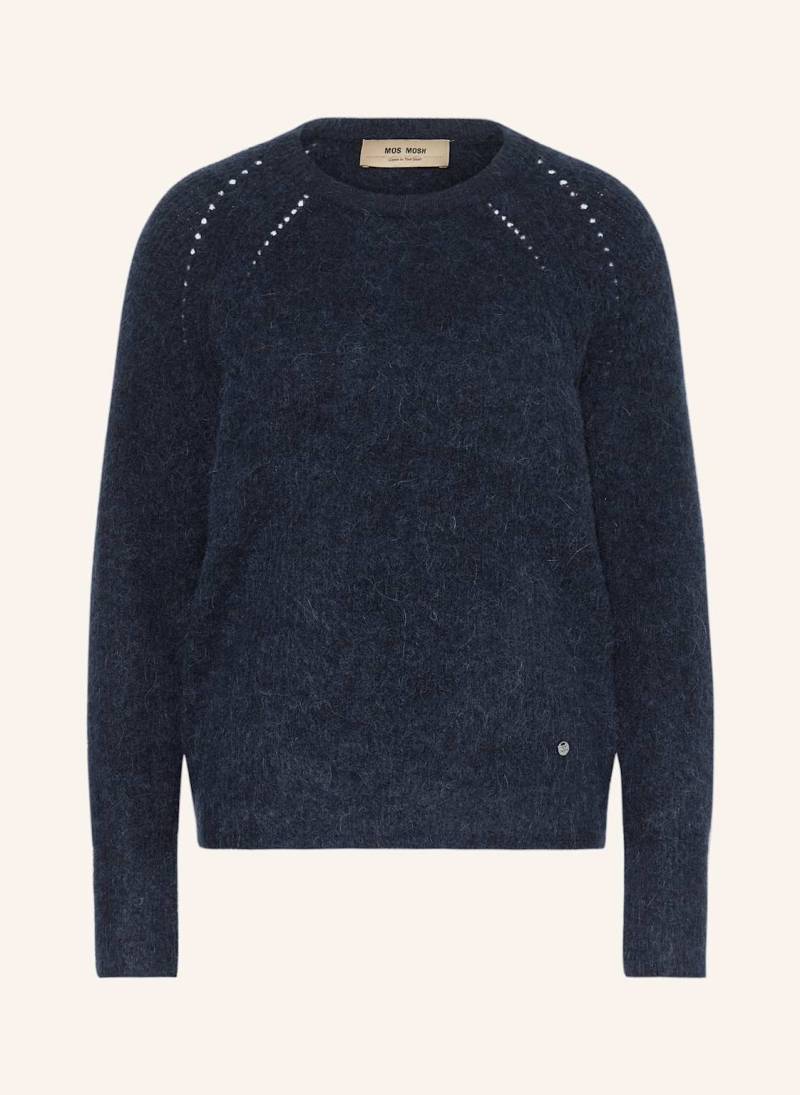 Mos Mosh Pullover Mmtammy Thora Mit Alapka Und Cashmere blau von MOS MOSH