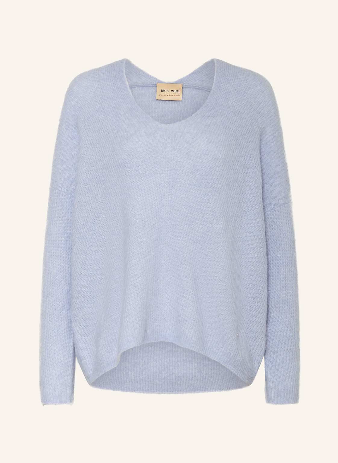 Mos Mosh Pullover Thora Mit Alpaka blau von MOS MOSH