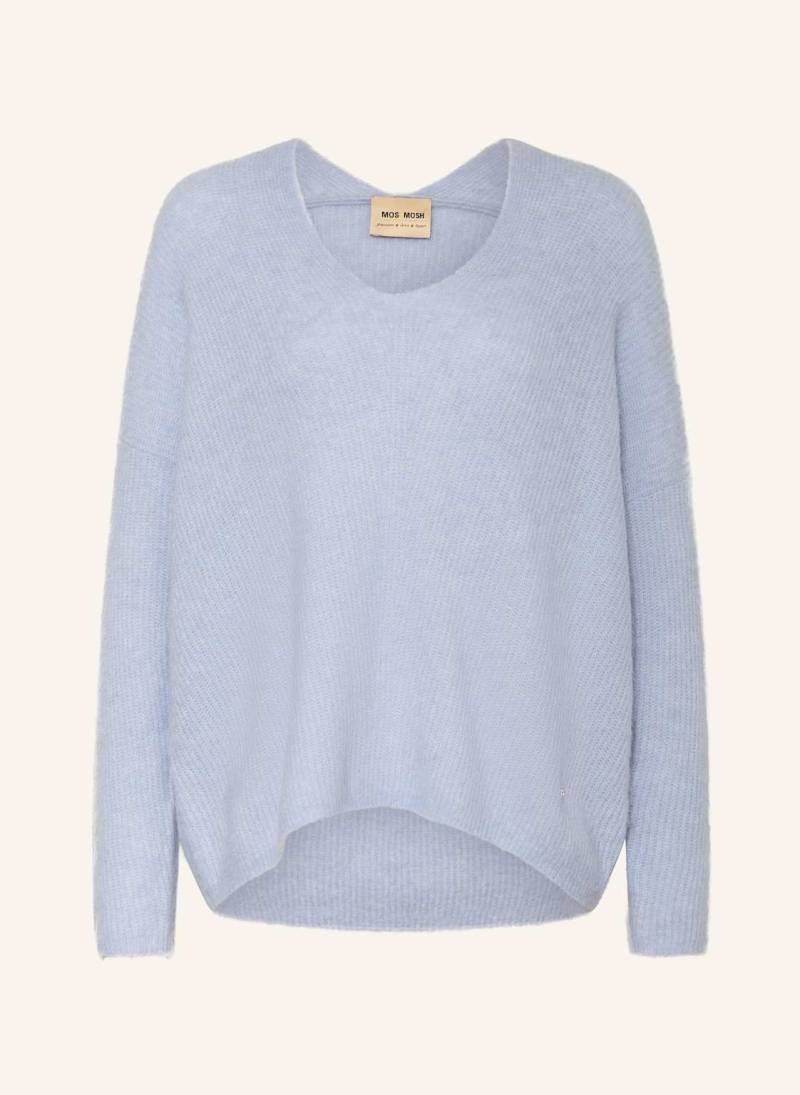 Mos Mosh Pullover Thora Mit Alpaka blau von MOS MOSH
