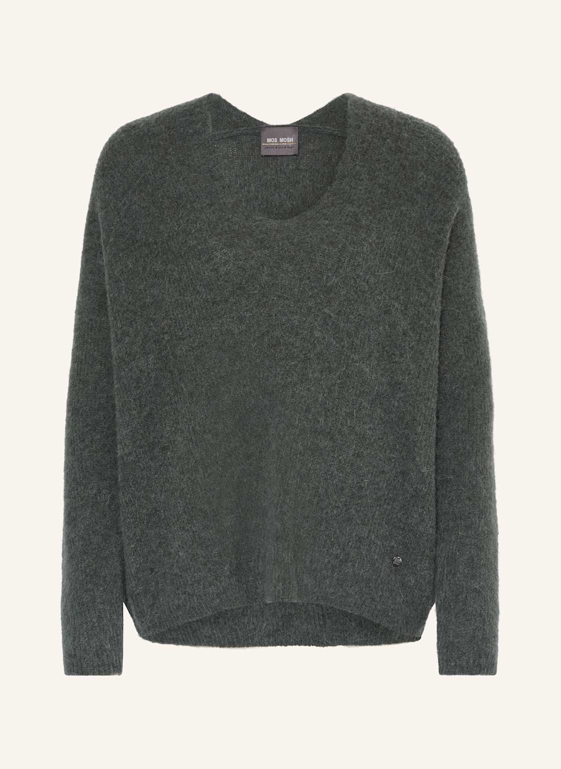 Mos Mosh Pullover Thora Mit Alpaka grau Mos Mosh Pullover Thora Mit Alpaka grau von MOS MOSH