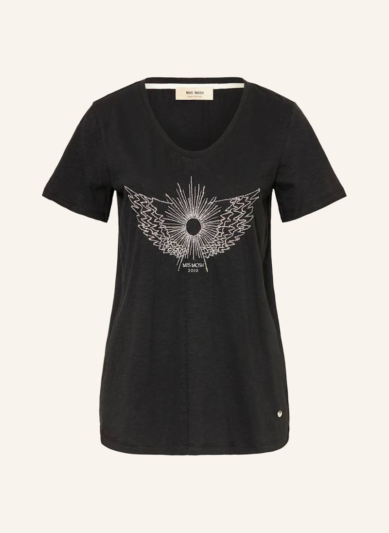 Mos Mosh T-Shirt Mmgethi Mit Schmucksteinen schwarz von MOS MOSH