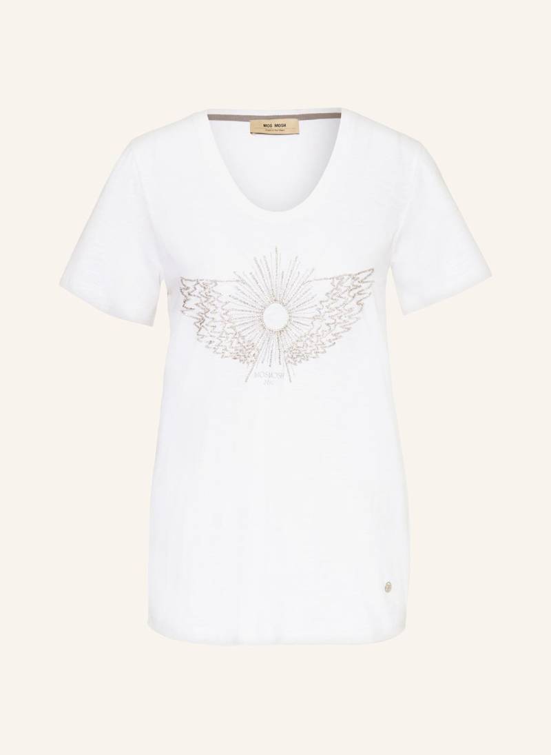 Mos Mosh T-Shirt Mmgethi Mit Schmucksteinen weiss Mos Mosh T-Shirt Mmgethi Mit Schmucksteinen weiss von MOS MOSH